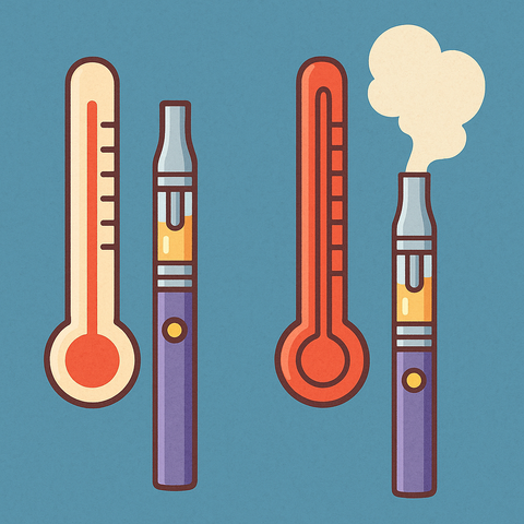 How Temperature Affects CBD Vape Performance and Effects