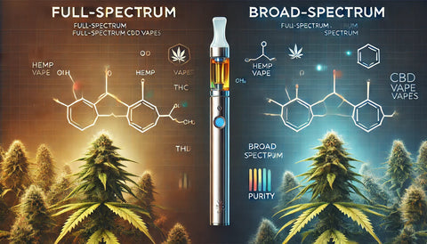 Full-Spectrum vs. Broad-Spectrum CBD Vapes: What’s the Difference?