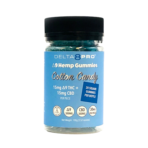 1:1 ∆9 & CBD Gummies - 20pc