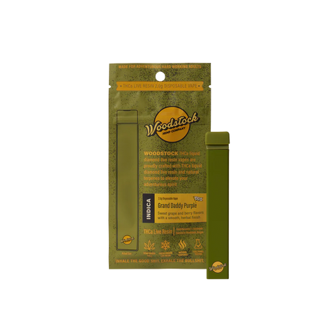 Woodstock THCa Liquid Diamond Live Resin 2.0g Disposable