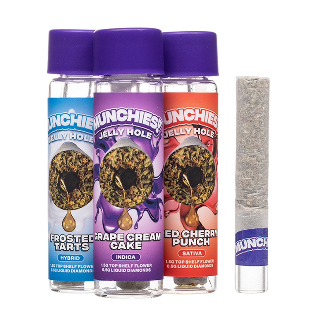 Munchies Jelly Holes THCa Diamond Pre-roll 2g