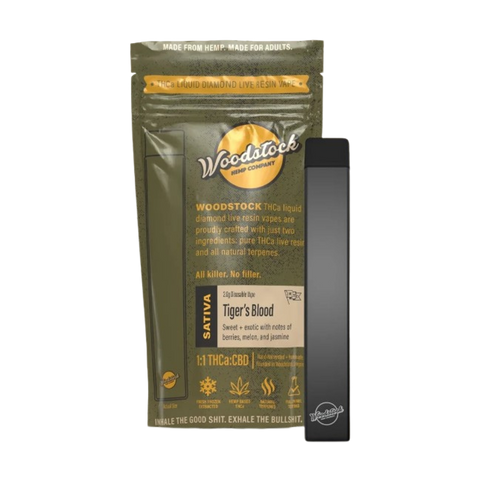 Woodstock THCa Liquid Diamond Live Resin 2.0g Disposable