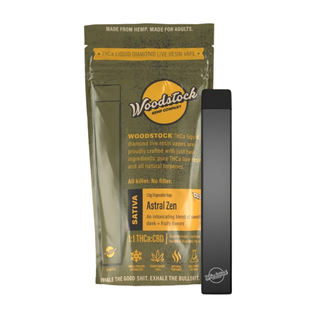 Woodstock THCa Liquid Diamond Live Resin 2.0g Disposable