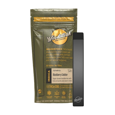Woodstock THCa Liquid Diamond Live Resin 2.0g Disposable