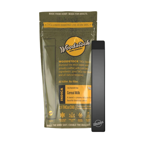 Woodstock THCa Liquid Diamond Live Resin 2.0g Disposable