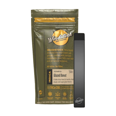 Woodstock THCa Liquid Diamond Live Resin 2.0g Disposable