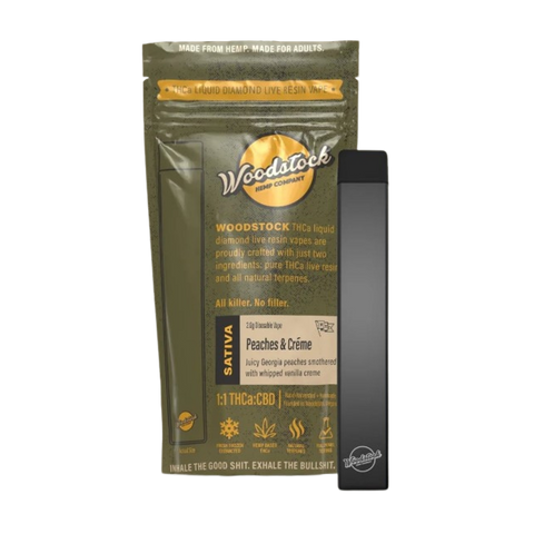 Woodstock THCa Liquid Diamond Live Resin 2.0g Disposable